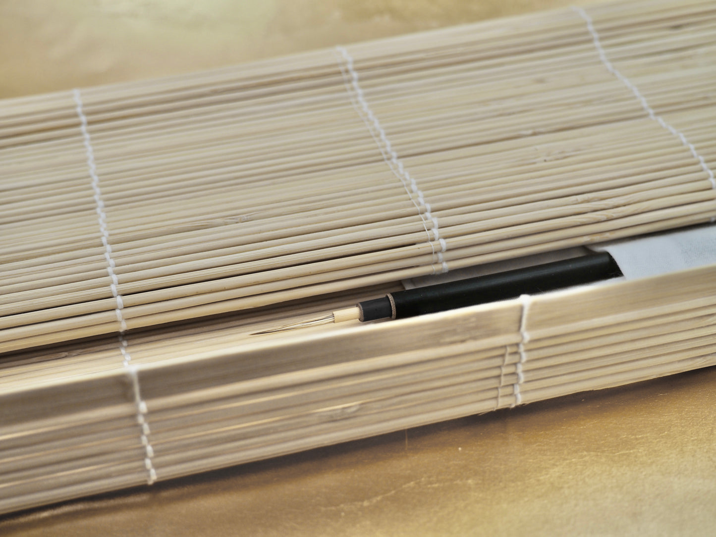 Japanese Hand-crafted Bamboo Brush Roll