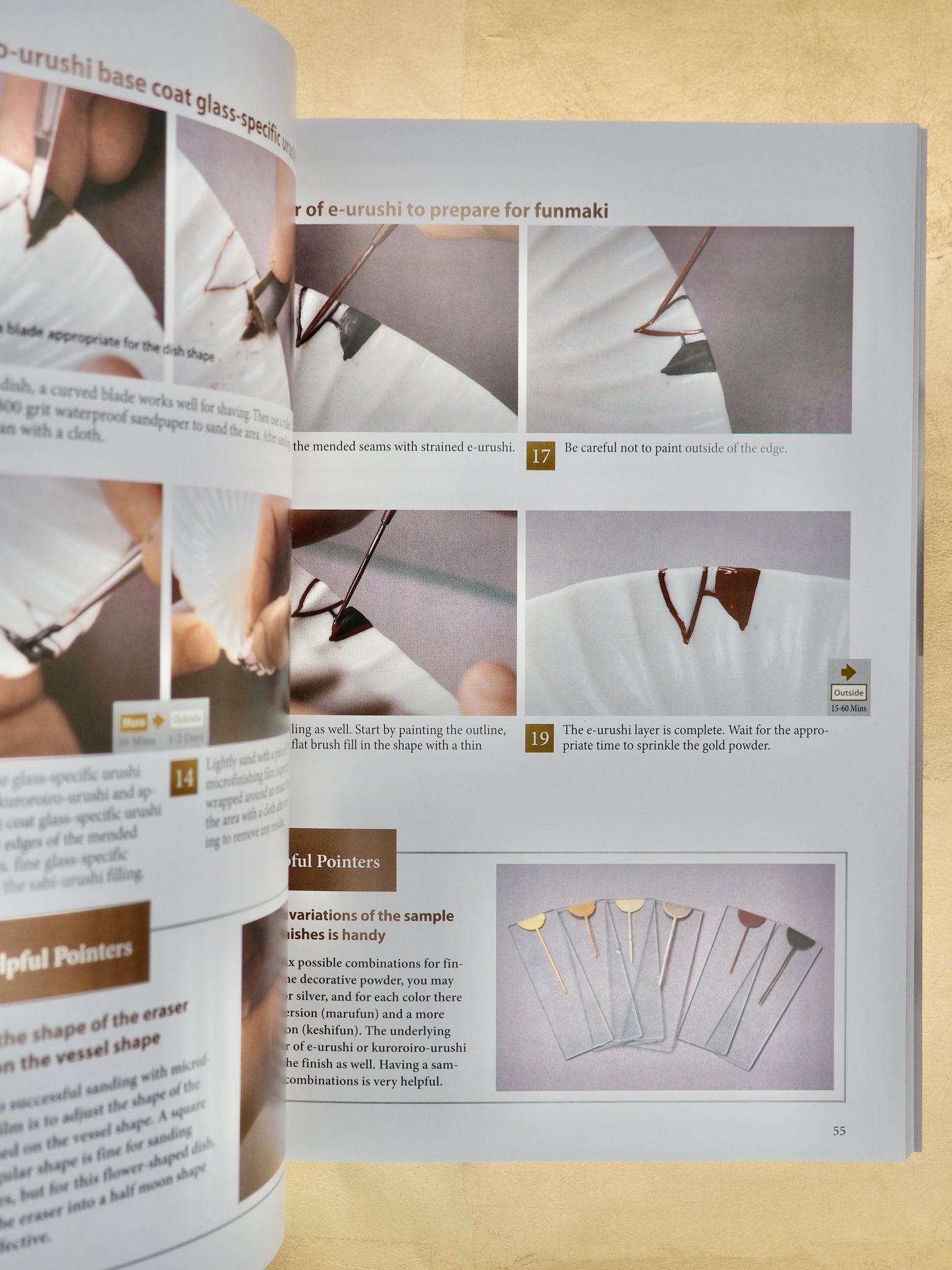 Kintsugi: The Wabi Sabi Art of Japanese Ceramic Repair - a instructional course book by Kaori Mochinaga