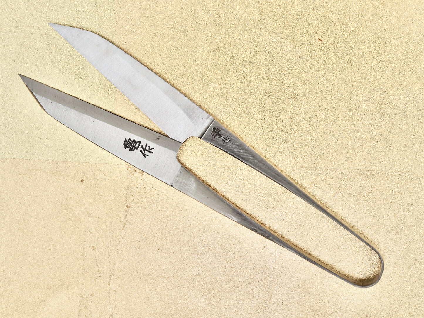 Traditional Japanese Kamesaku Polished High-grade Steel Scissors