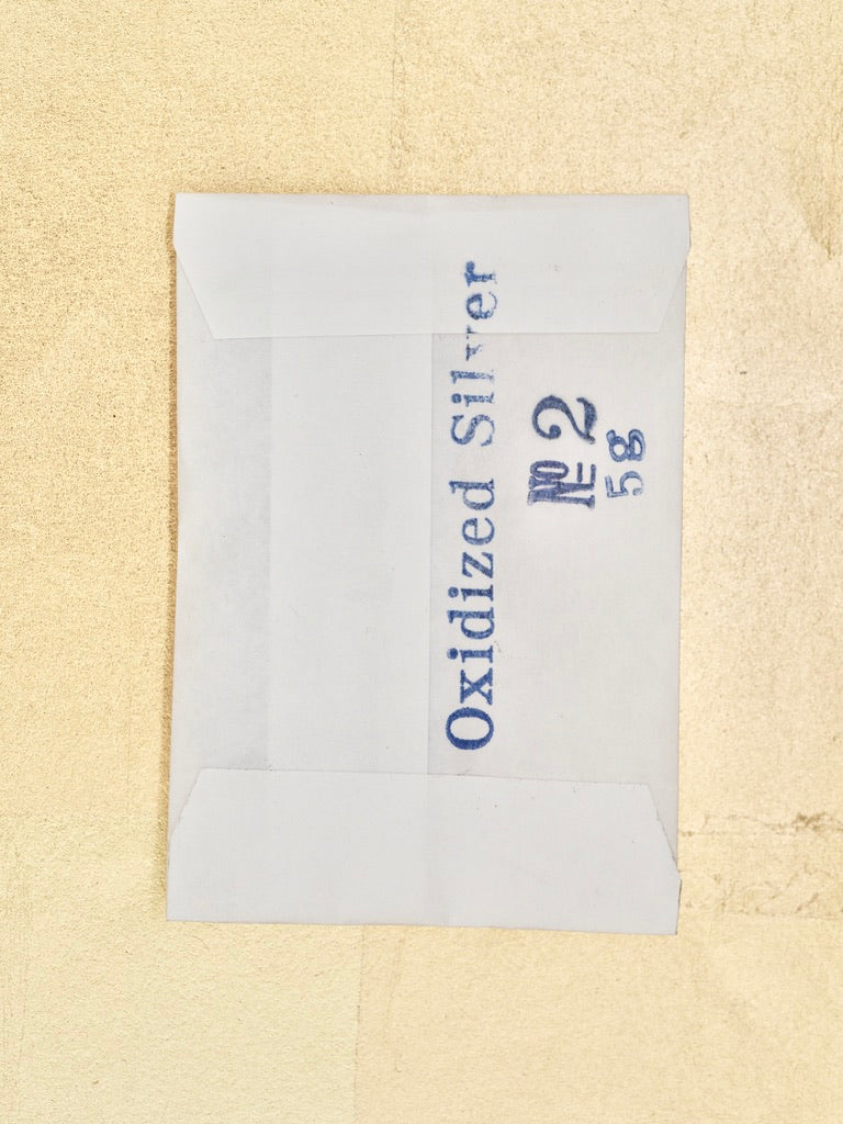 No 2 - Oxidized/Fumigated for colour - Pure Silver Powder (1g & 5g)