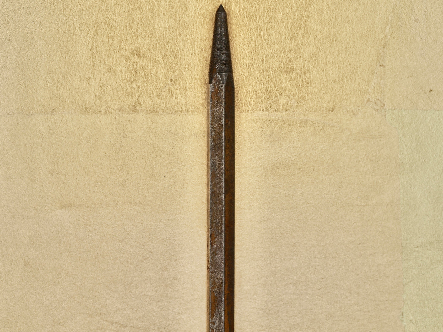 Metal scribe pen for ceramic crack repair - Machined tip
