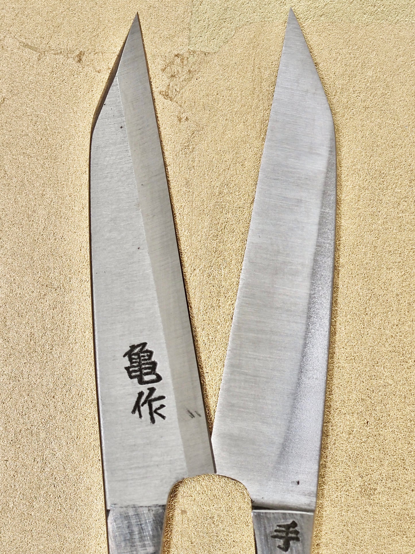 Traditional Japanese Kamesaku Polished High-grade Steel Scissors