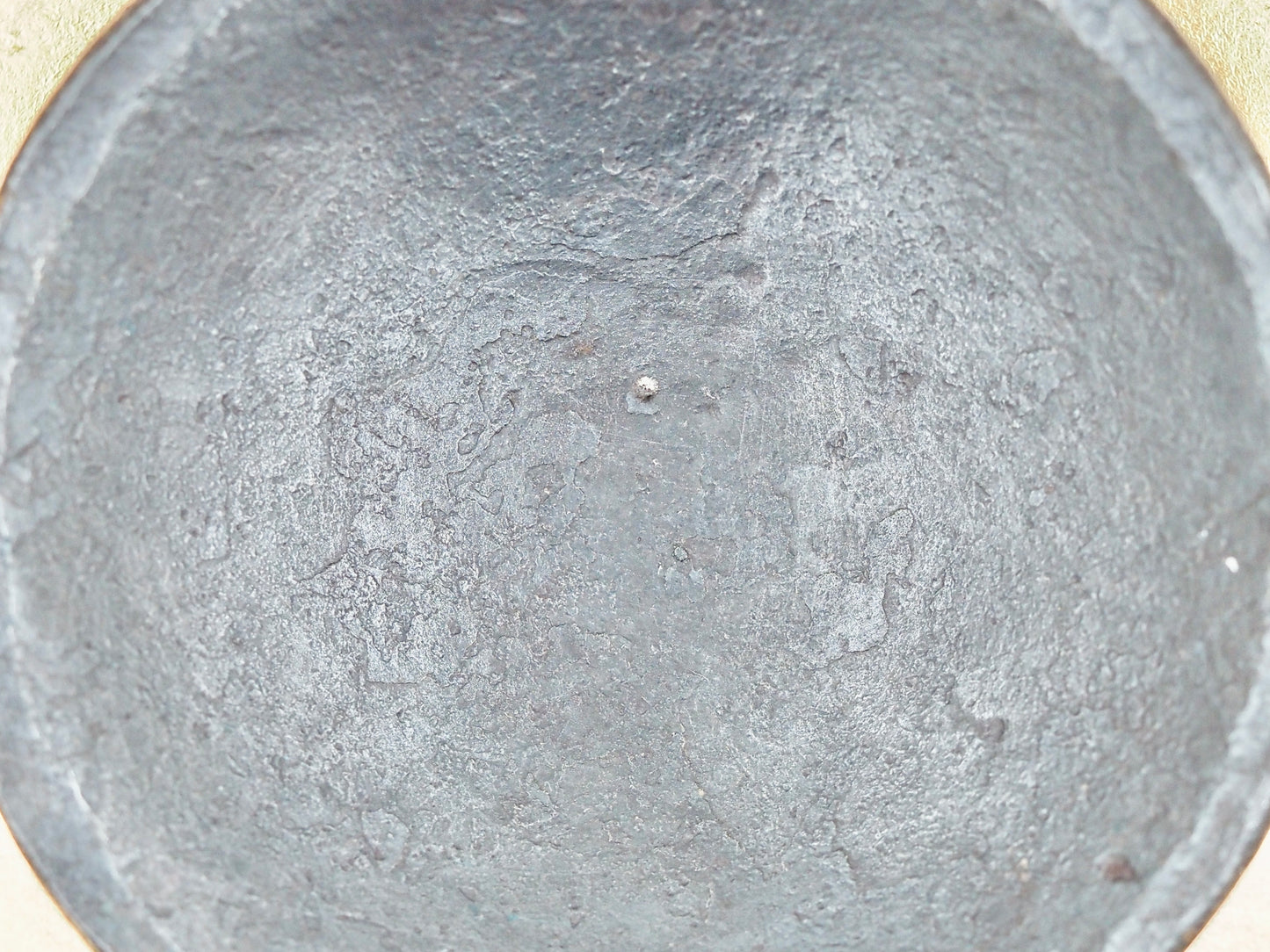 Japanese Hammered Iron Dish - A hand-crafted palette
