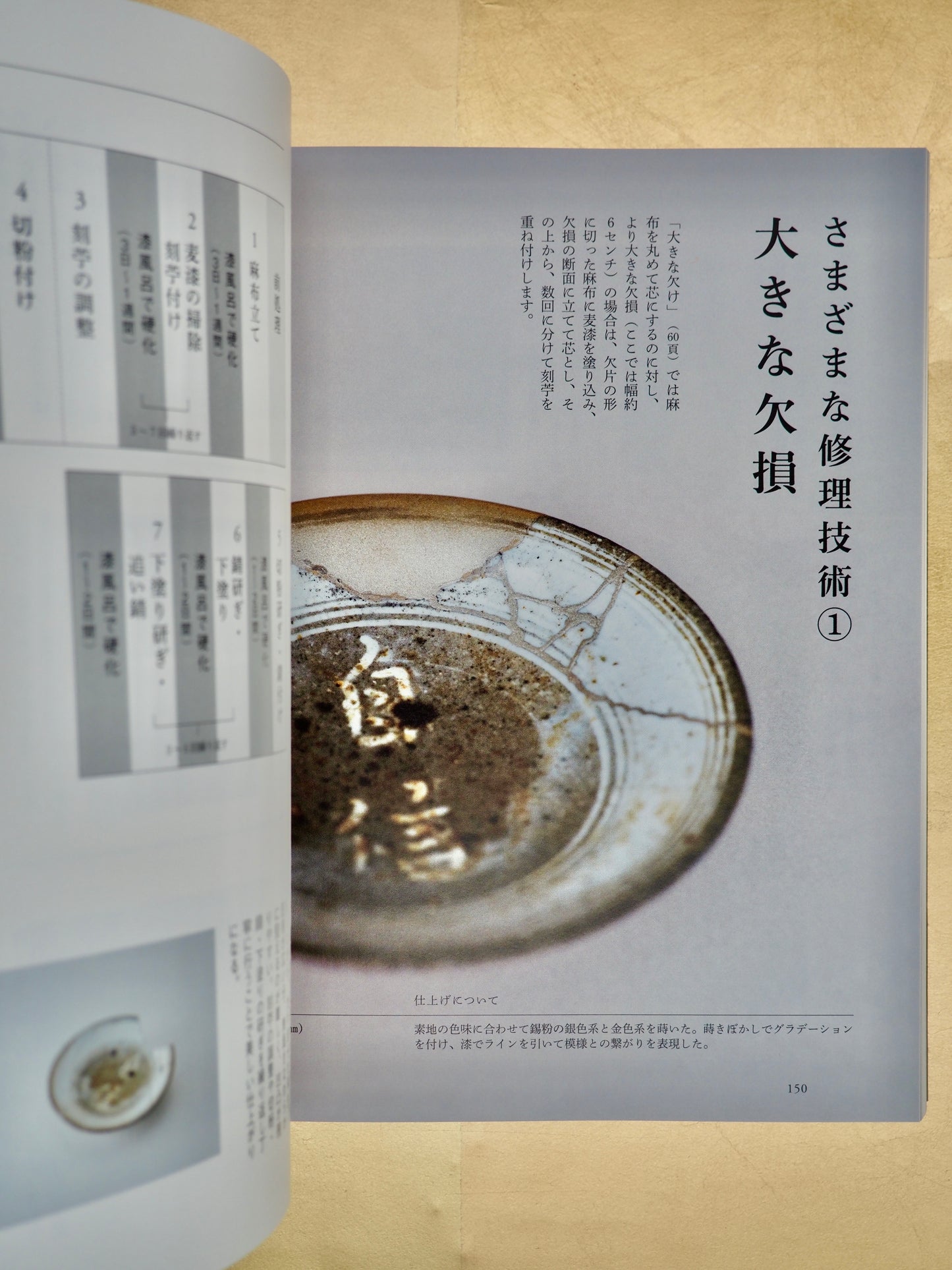 Kintsugi Technique Book - A guidebook on Kintsugi (Japanese language only) - thoroughly illustrated with many photographs.
