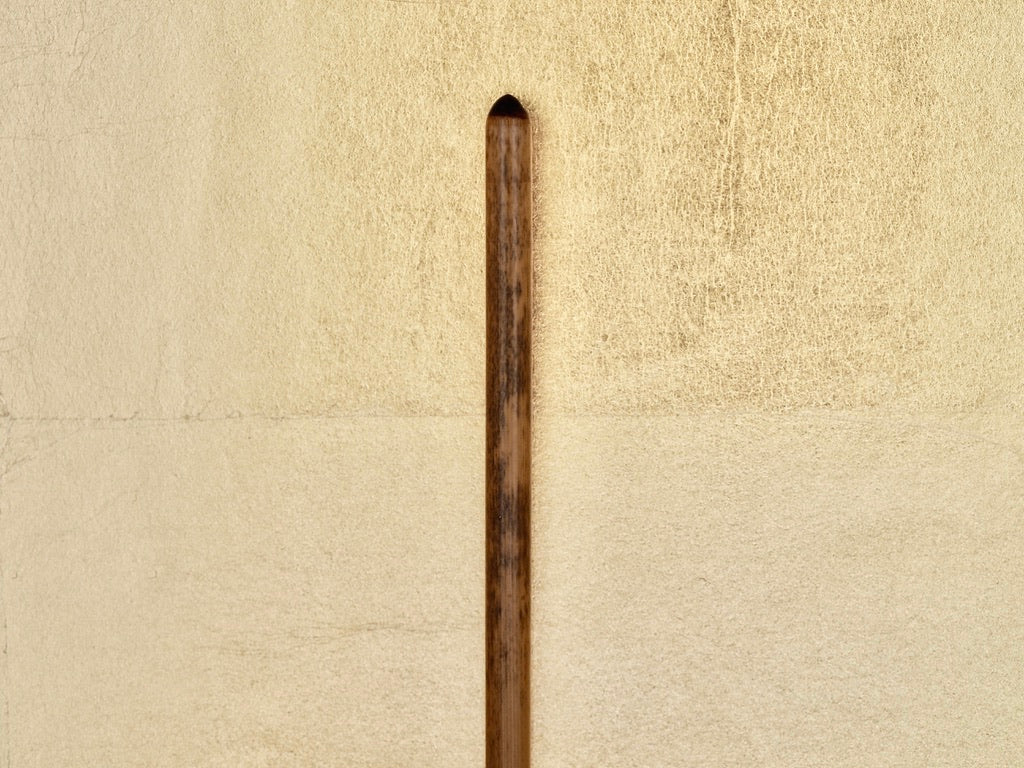 Artisan Japanese hand-crafted lacquered bamboo spoon for metal powders