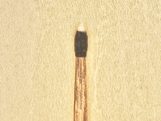 Tai-ki Bo - Traditional Sea Bream Tooth Polishing (Burnishing) Tool (Short Tooth)