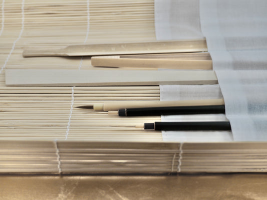 Japanese Hand-crafted Bamboo Brush Roll