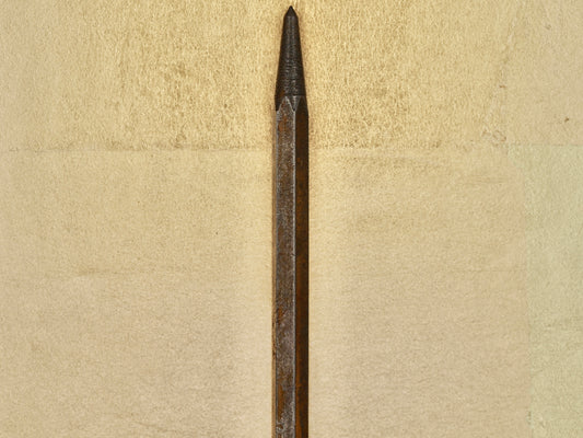 Metal scribe pen for ceramic crack repair - Machined tip
