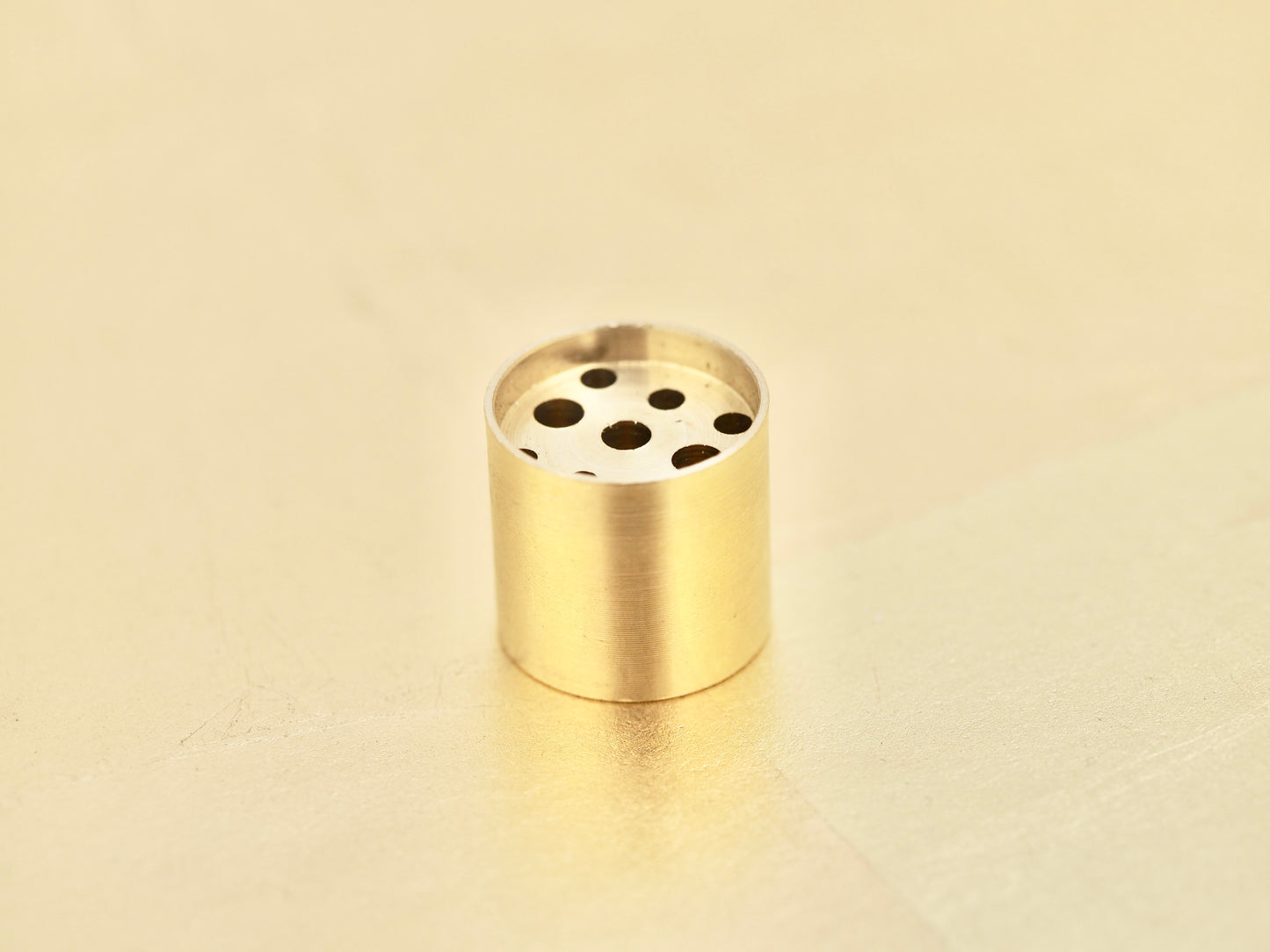 Japanese Brass Nine-Hole Incense Holder - A machine-crafted incense stick holder