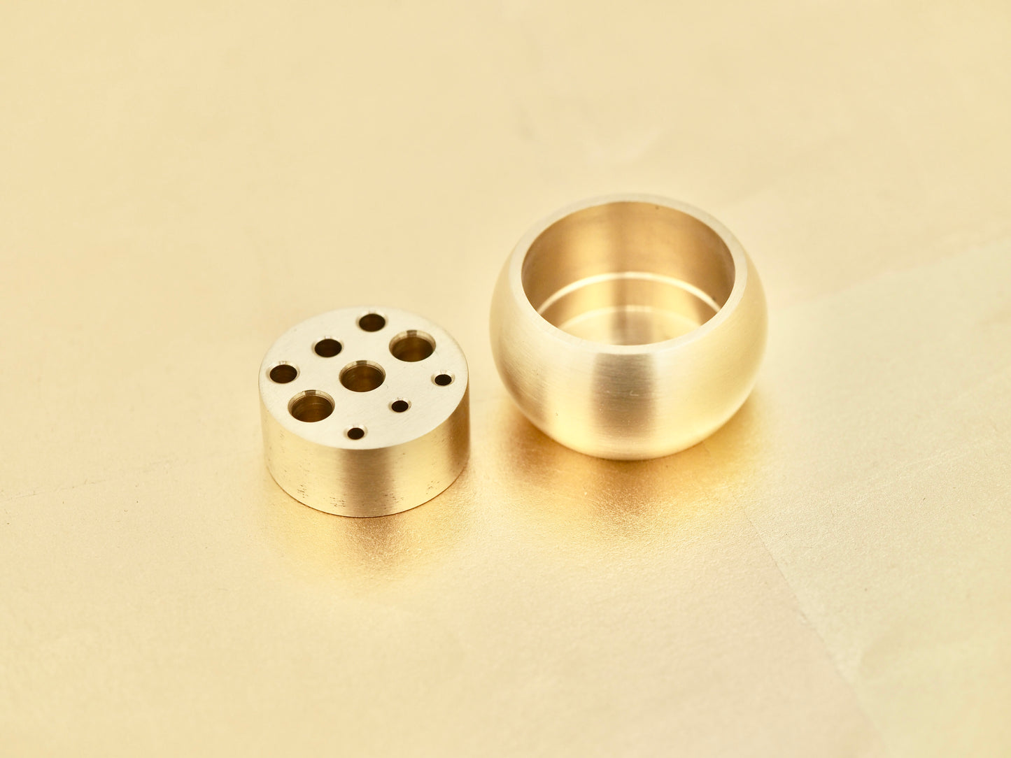 Japanese Brass Two-Piece Incense Holder - A machine-crafted incense stick holder