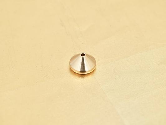 Japanese Brass Medium Droplet Incense Holder - A machine-crafted incense stick holder