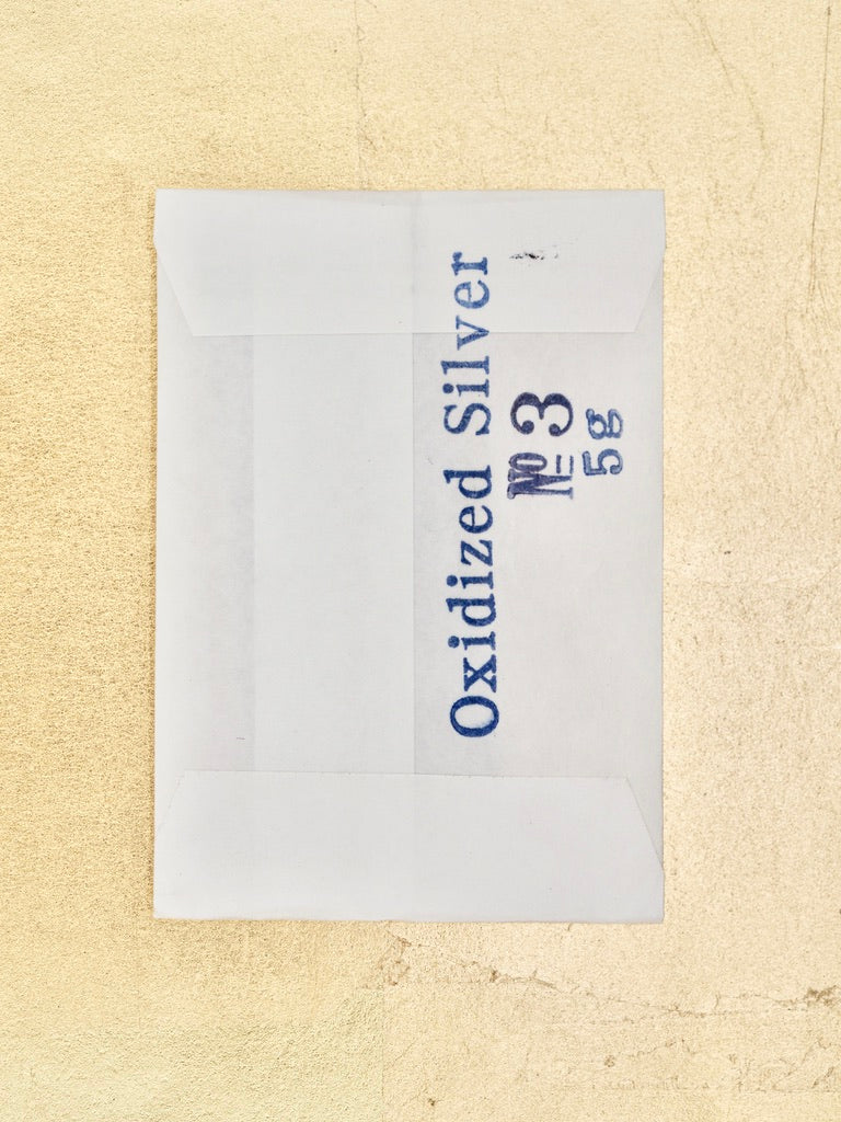 No 3 - Oxidized/Fumigated for colour - Pure Silver Powder (1g & 5g)