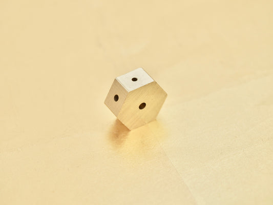 Japanese Brass Hexagonal Incense Holder - A machine-crafted incense stick holder